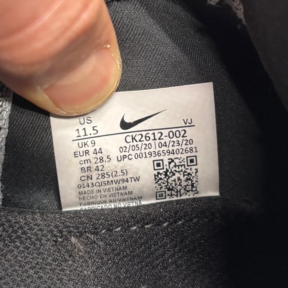 Nike Air Max 2090 Black Grey Men’s Size 11.5 CK2612-002 Running Sneakers Shoes - Picture 13 of 13